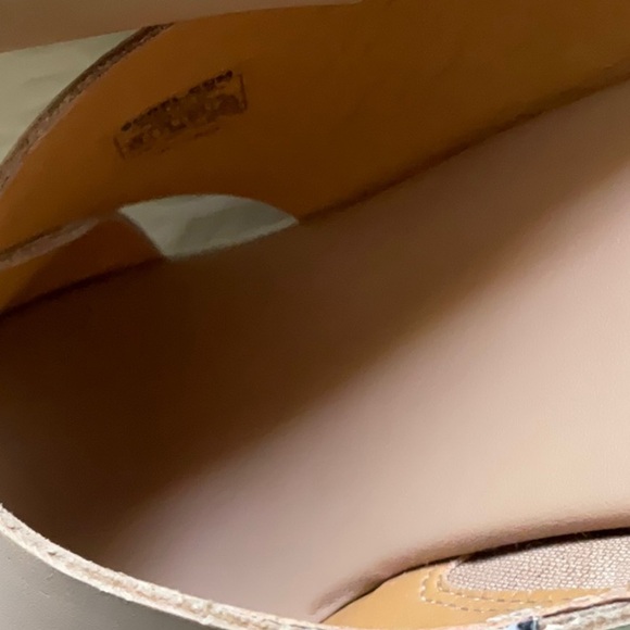 Sorel Women’s Cameron Slip On Leather Flatform Crisscross Mule Sandal Size 9.5 - Picture 4 of 11